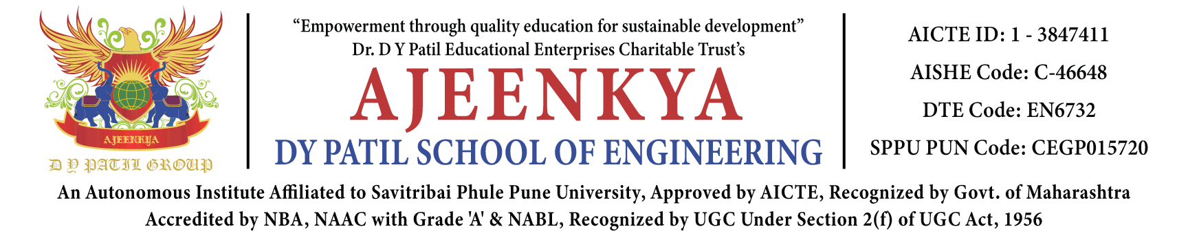 logo of Ajeenkya D Y Patil School of Engineering - ADYPSOE